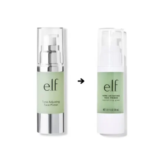 e.l.f. Tone Adjusting Face Primer Large - Green - 1.01 fl oz image {1}