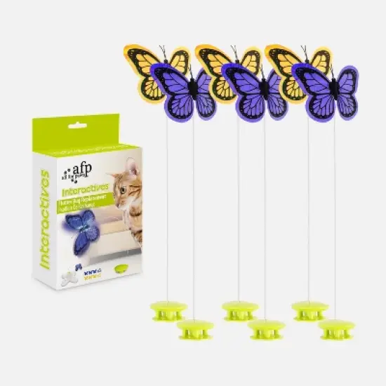 Allforpaws Flutter Bug Re-Fill, 6 Pack image {6}