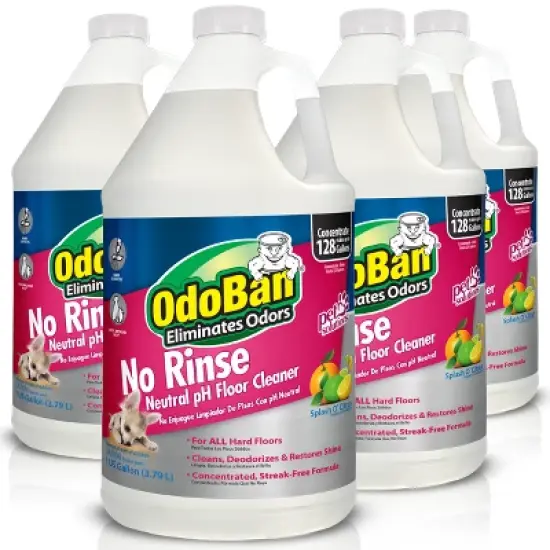 OdoBan Pet Solutions No Rinse Neutral pH Floor Cleaner Concentrate, 1 Gallon image {6}