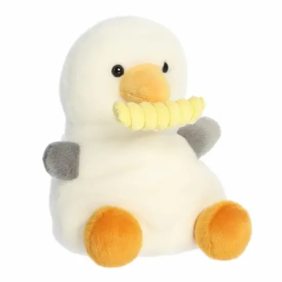 Aurora Small Buoy Seagull With Fry Palm Pals Adorable Stuffed Animal White 8" image {1}
