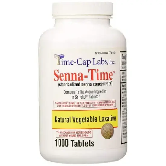 Senna Time Laxatives 8.6mg Tabs 1000 Ct image {4}