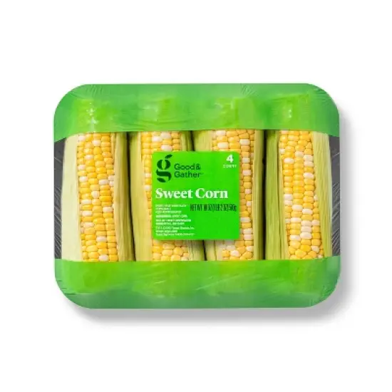 Fresh Sweet Corn - 18oz/4ct - Good & Gather&trade; image {4}