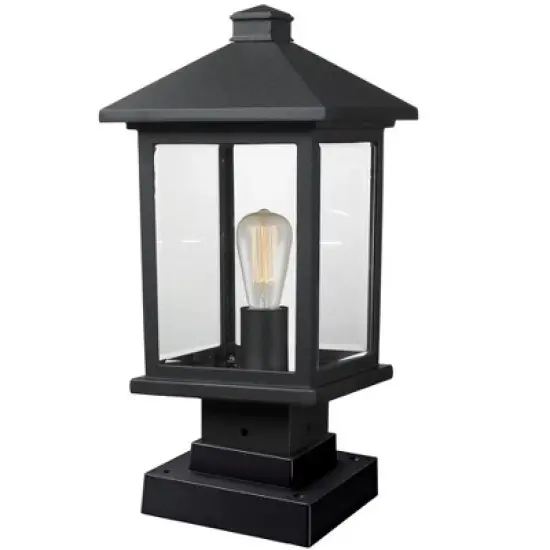Z-Lite Portland 1 - Light Lantern in  Black image {4}