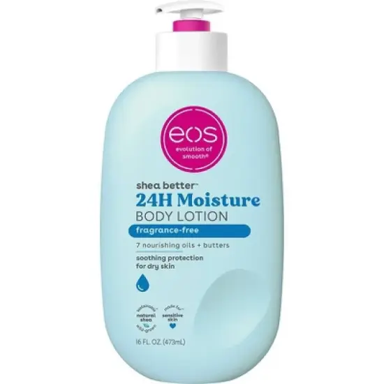 eos Shea Better 24H Moisture Body Lotion - Fragrance Free - 16 fl oz image {7}