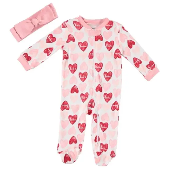 Chick Pea Chick Pea Baby Girl Clothes Tight Fit Pajama Set for Sleep and Play image {5}