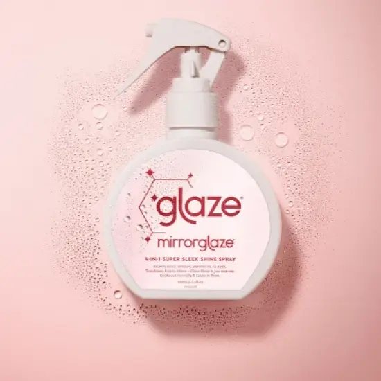 Glaze MirrorGlaze 4-in-1 Super Sleek Anti-Frizz Shine Spray with Heat Protector - 6.4 fl oz image {2}