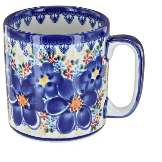 Blue Rose Polish Pottery Vena Mug image {7}