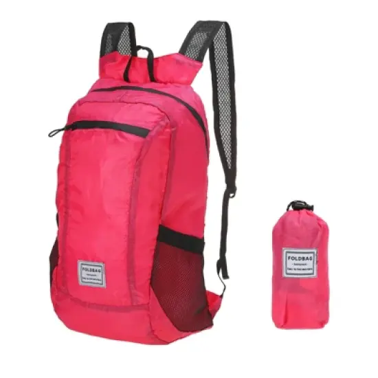 Unique Bargains Durable Polyester Material Water-Resistant Lightweight Portable Backpack image {13}