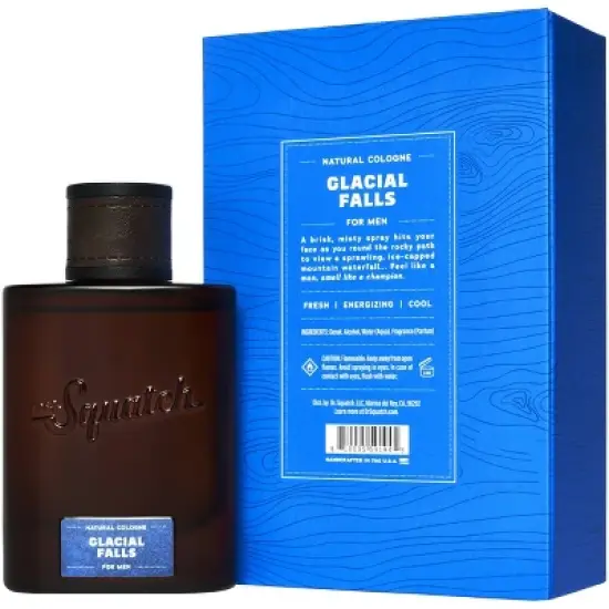 DR. SQUATCH Men's Natural Glacial Falls Cologne - 1.7 fl oz image {4}