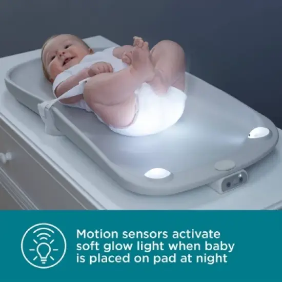 Contours Glow Motion Sensing Light-Up Changing Pad image {10}