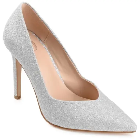 Journee Collection Womens Ninna Slip On High Stiletto Pointed Toe Pumps image {12}