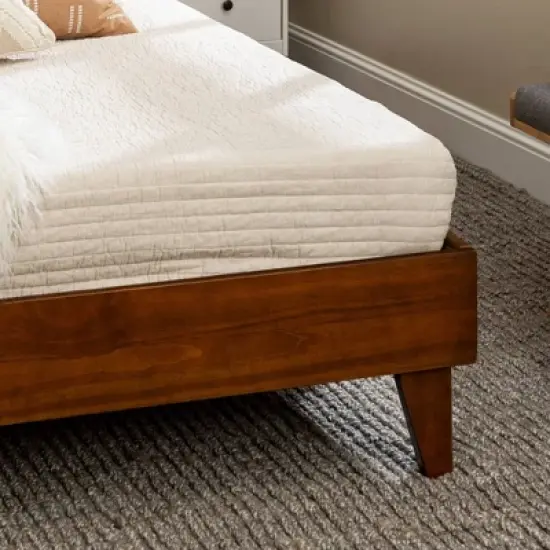 Alice Mid-Century Solid Wood Platform Bed - Saracina Home image {5}
