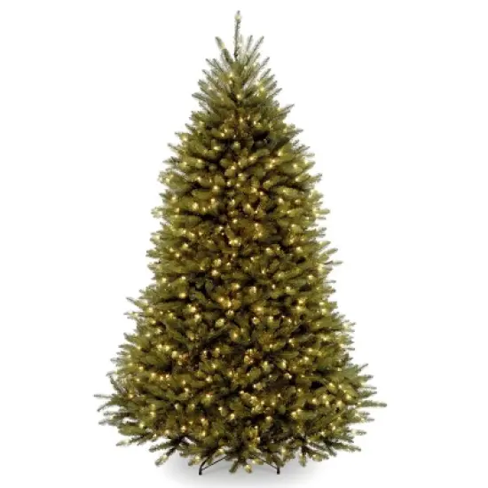 National Tree Company 4.5' Pre-Lit Dunhill Fir Hinged Artificial Christmas Tree with Clear Lights image {4}