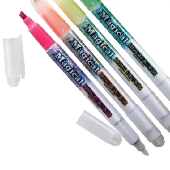 Highlight, Then Make It Disappear! Magical Erasable Highlighters (8 Pack) image {1}