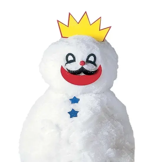 HearthSong - Decorate-a-Great Snowman Kit, Includes 40 Different Painted Wood Features with Storage Bag image {6}