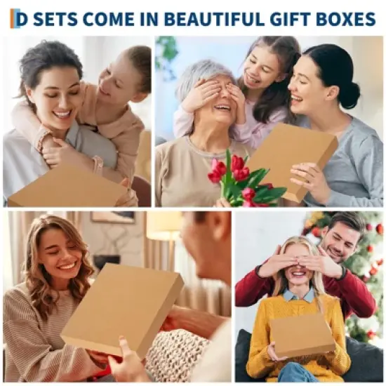 GustoWave 3-in-1 Large Cheese Cutting Board Set, Bamboo Food Cutting Board Gift Set with Knife Set, Party Dessert or Deli Cutting Board Set image {8}