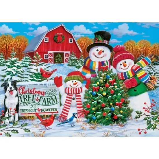 MasterPieces 1000 Piece Christmas Jigsaw Puzzle - Holiday Tree Farm image {2}
