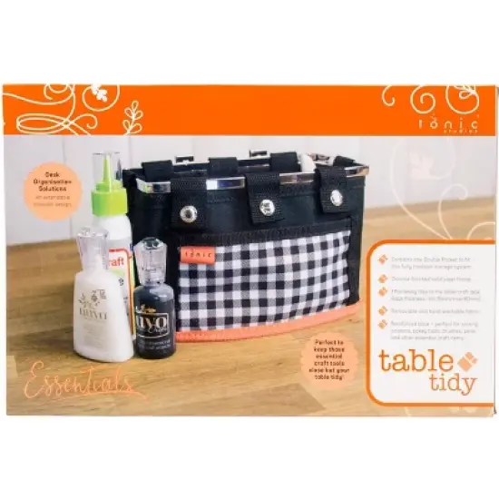 Tonic Studios Table Tidy Double Pocket for Tableside Craft Supply Storage image {6}