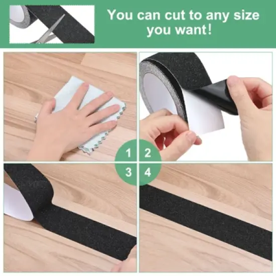 Unique Bargains PVC Non Skid Waterproof Durable Friction Tape image {3}