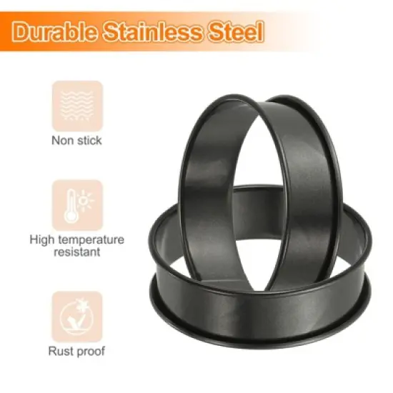 Unique Bargains Nonstick Double Rolled Round Cake Ring image {3}