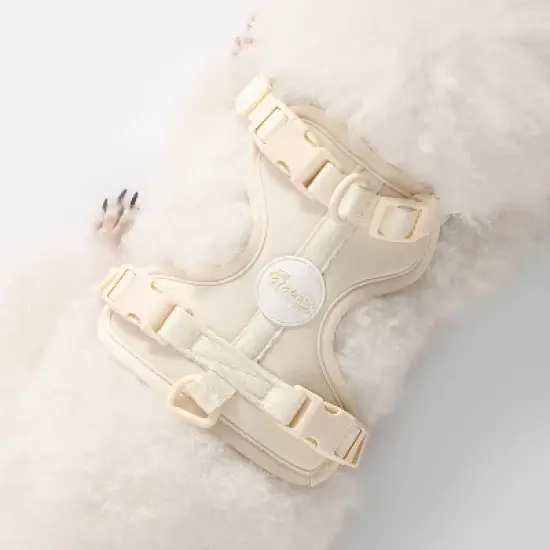 THE LICKER STORE Arlo Adjustable Soft Padded No Pull Pet Harness with 3 Buckles and 3 Leash Clips image {7}