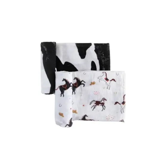 Red Rovr Organic Cotton Muslin Swaddle Blanket - 2pk image {14}