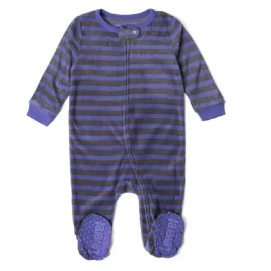 Leveret Footed Sleeper Fleece Pajamas image {11}