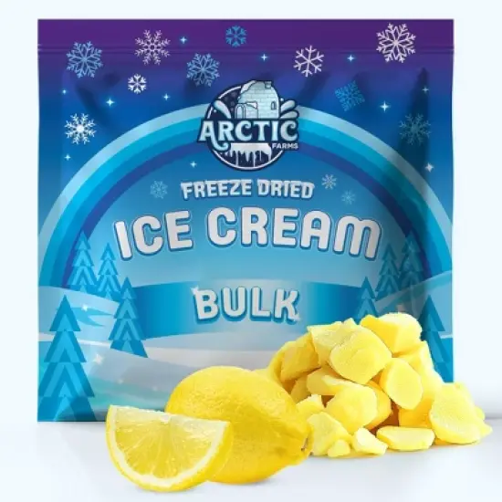 Arctic Farms Freeze Dried Ice Cream That Does Not Melt (Bits) (Lemon Custard) image {5}