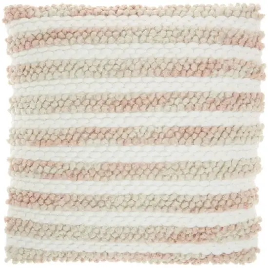 20"x20" Oversize Life Styles Ombre Woven Striped Square Throw Pillow - Mina Victory image {5}