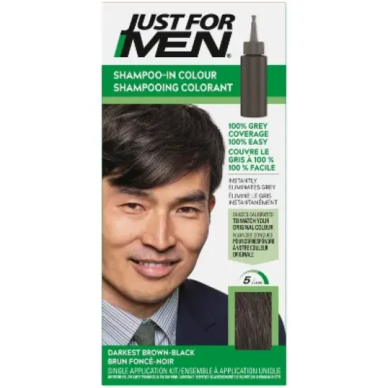 Just For Men Shampoo-In Color Gray Hair Coloring for Men image {9}
