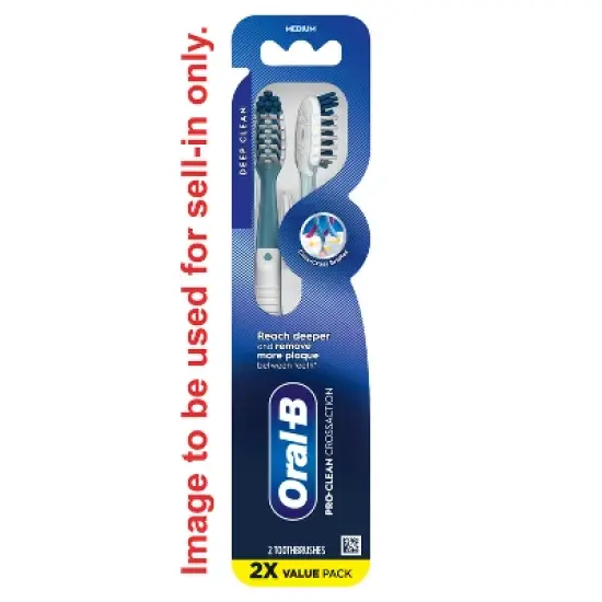 Oral-B CrossAction All In One Toothbrushes Medium image {6}