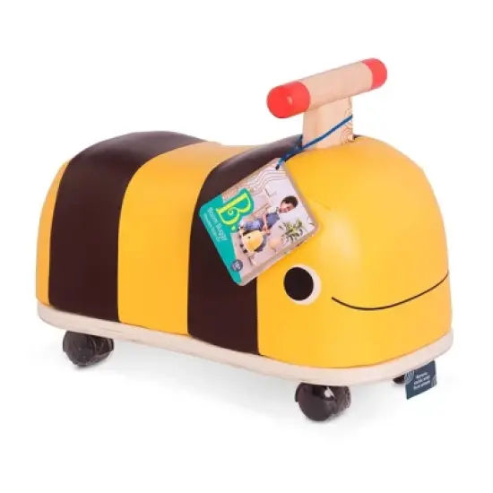 B. toys Wooden Bee Ride-On - Boom Buggy image {2}