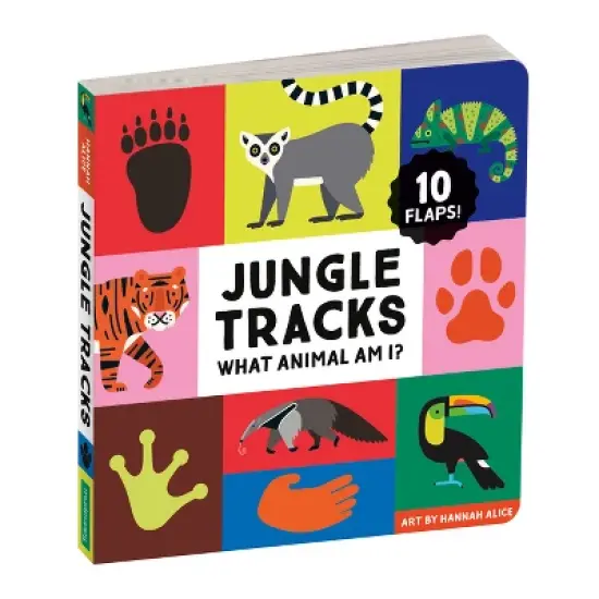 Jungle Tracks Lift-The-Flap Board Book - by  Mudpuppy image {1}
