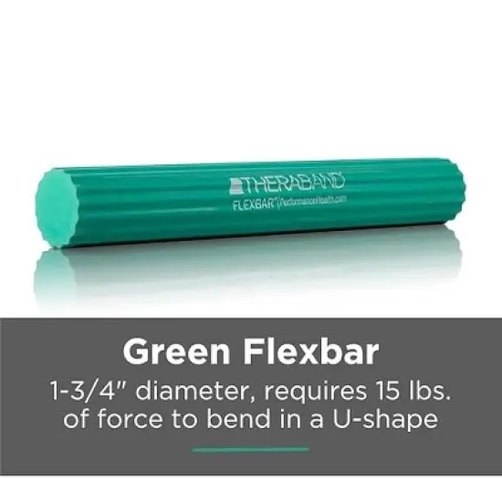 TheraBand FlexBar Intermediate Green image {1}