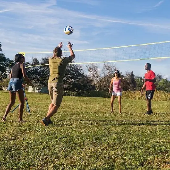 Beyond Outdoors Standard Volleyball/Badminton Set image {4}
