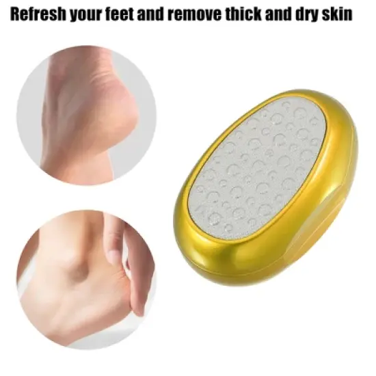 Unique Bargains Multi Purpose 3 in 1 Coarse and Fine Removes Dead Skin Pedicure ABS Stainless Steel Foot File 1 Set image {1}