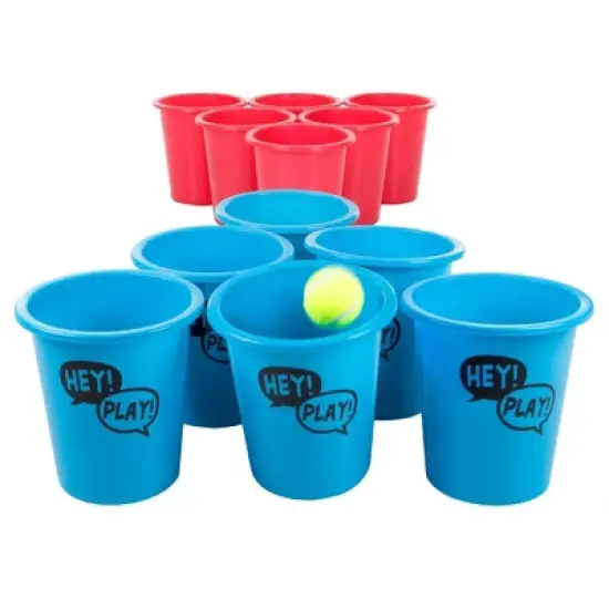 Hey! Play! Kids' and Adults Large Pong Outdoor Game Set image {3}