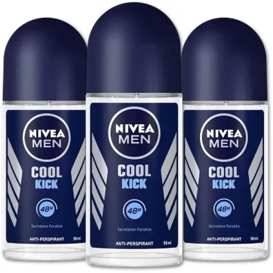 Nivea for Men Cool Kick Anti-Transpirant Deodorant (3 Pack) image {8}