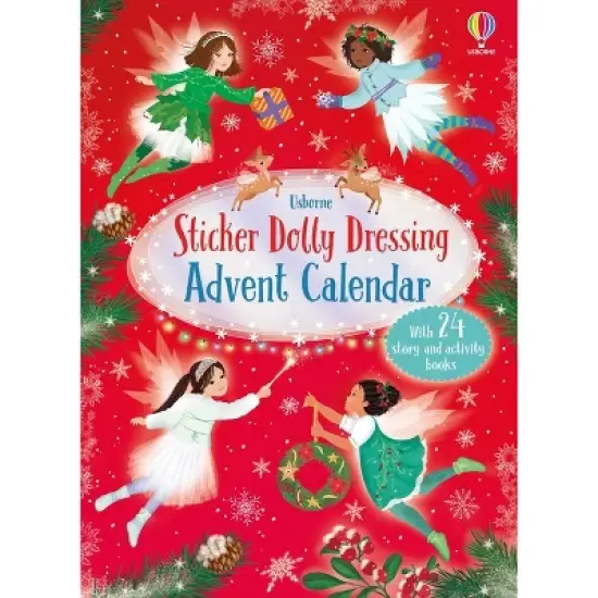 Sticker Dolly Dressing Advent Calendar - by  Fiona Watt & Zanna Davidson (Hardcover) image {1}