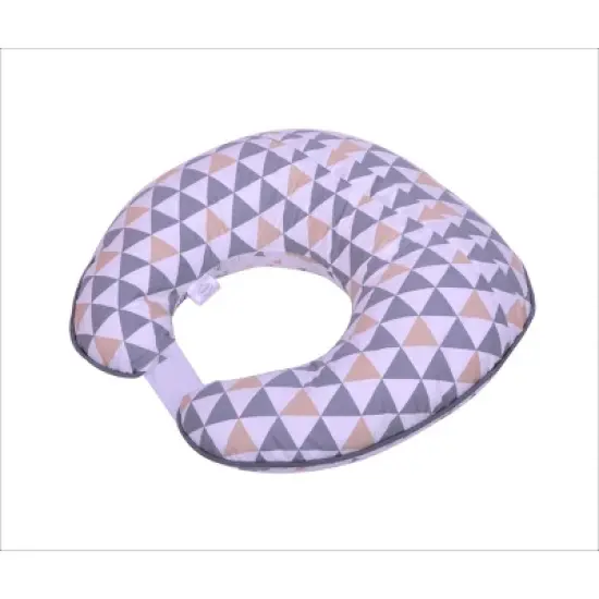 Bacati - 3 pc Woodlands Gray/Beige Neutral Hugster Feeding & Infant Support Nursing Pillow image {9}