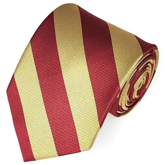 Men's 3.25 W And 58 L Inch With 0.75 Inch Stripe Width College Stripe Twill Polyester Necktie image {3}