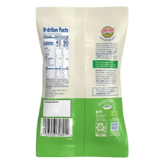 Earth's Best Melty Hoops Spring Veggies Baby Snacks - 0.7oz image {1}