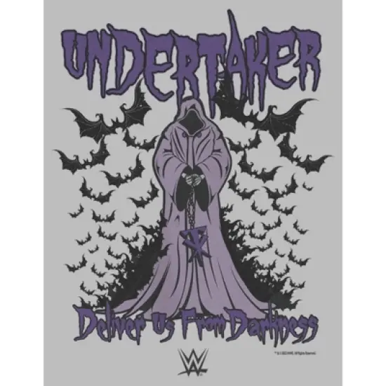 Girl's WWE Undertaker Deliver Us From Darkness T-Shirt image {1}