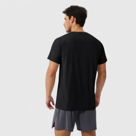 Anna-Kaci Active Men's Moisture-Wicking Short Sleeve T-Shirt with Soft Lightweight Fabric and Athletic Fit image {4}