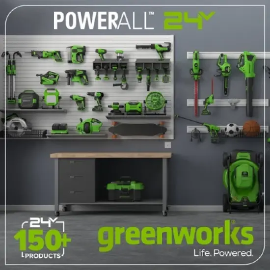 Greenworks POWERALL 24V 2Ah Battery image {3}