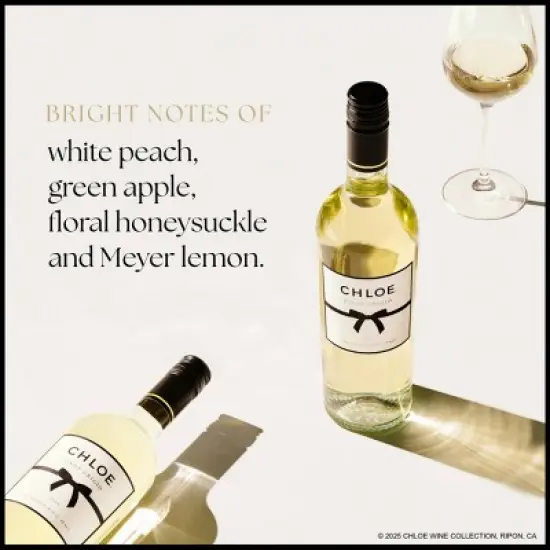 Chloe Pinot Grigio White Wine - 750ml Bottle image {4}