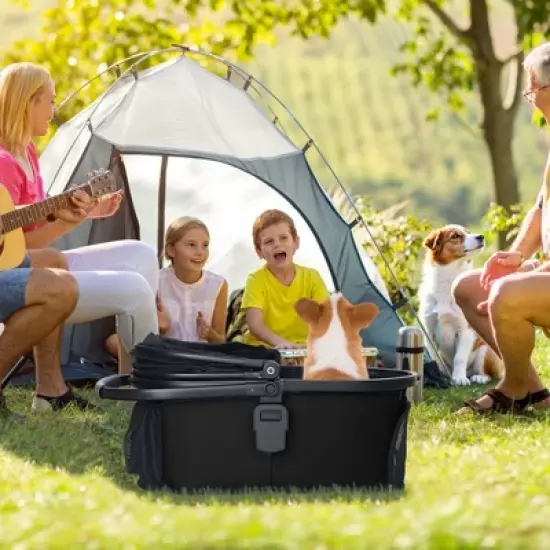 Kinder King 3-in-1 Pet Stroller for Dog, Folding Cat and Dog Stroller with Detachable Cradle image {2}