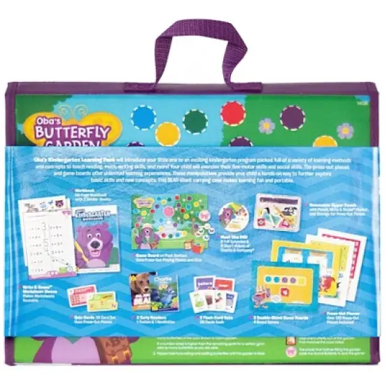 School Zone Oba's Kindergarten Learning Pack - (Paperback) image {1}