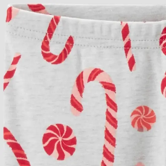 Carter's Just One You&reg; Toddler Girls' Reindeer Tutu Pajama Set - Gray/Red  image {1}