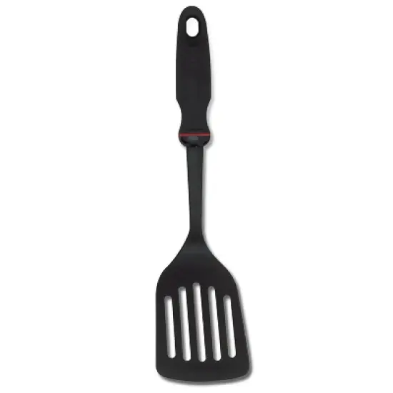 Norpro 12" Long Grip-EZ Handle Nylon Slotted Turner Spatula image {4}